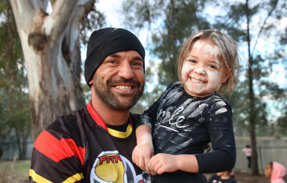 Justice reinvest NSW, Bourke community page hero image. Jamie's mate